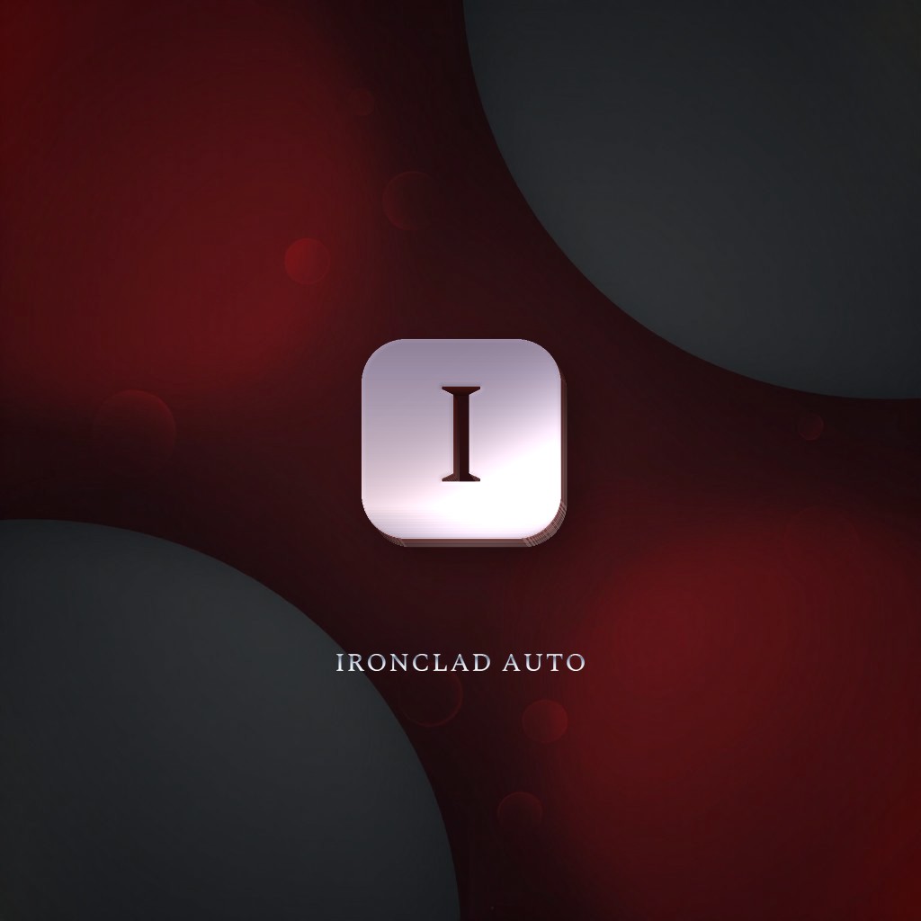 Sample automotive brand logo elevated in chrome on a plate