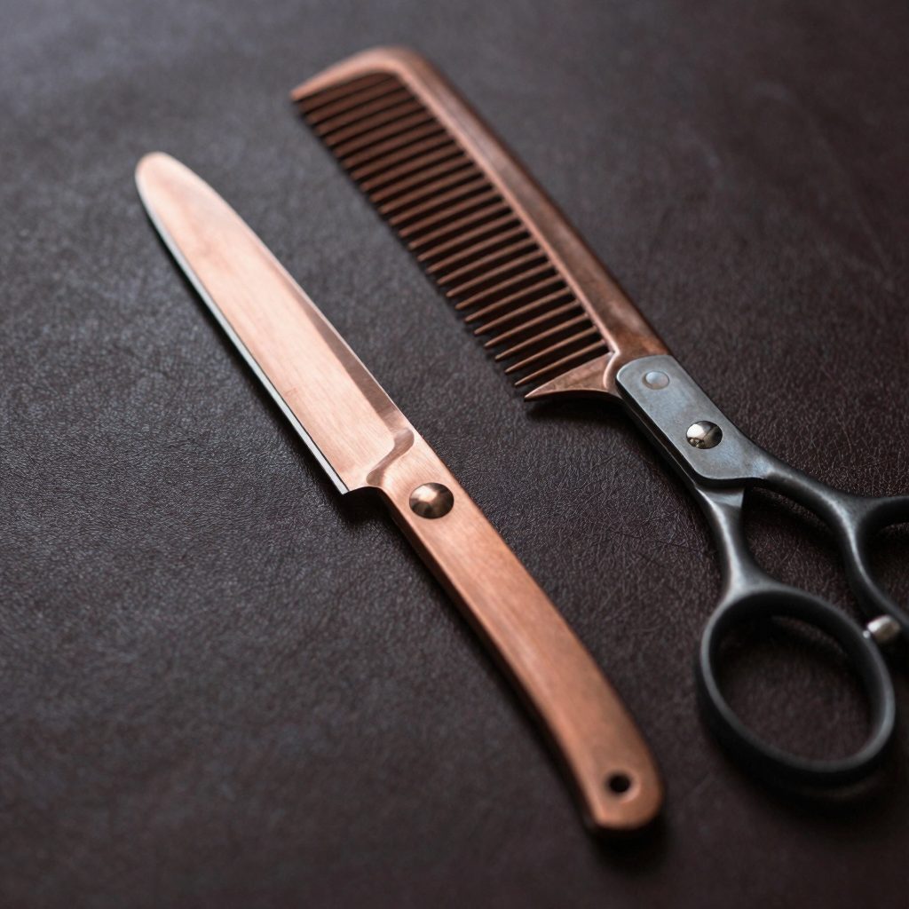 Barbershop background plate