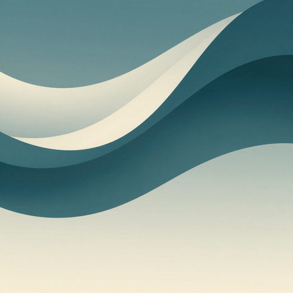 calm silk gradient plate